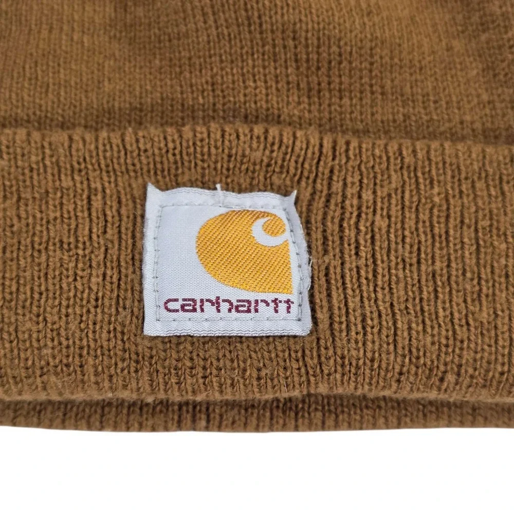 Carhartt‎ Beanie Infant Toddler One Size Most Brown Knit Winter Hat Outdoors